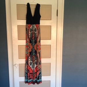 Colorful and comfortable summer maxi dress